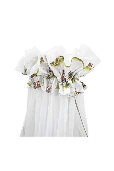 Qmini Canopy, Qmini, Made of tulle, Large, With Cotton bow, Size 400x170 cm, ...