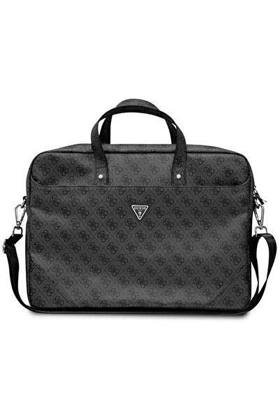 Guess Bag GUCB15P4TK 16 "black / black Saffiano 4G Triangle Logo