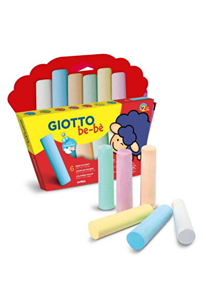 Giotto Colored chalk, 6 pcs/box, dermatologically tested, be-be