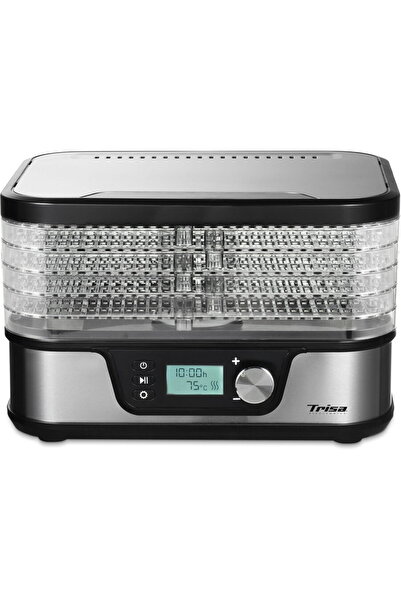 Trisa Deshidrator fructe si legume 380W, LCD, 5 suporturi de uscare, 35-75grade