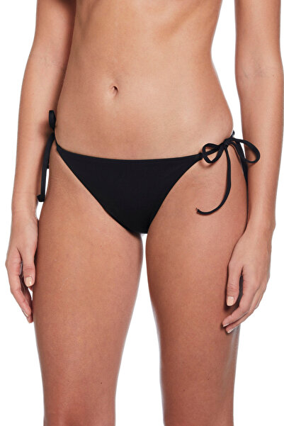 Nike Swim Effortless Essential Kadın Bağcıklı Siyah Bikini Altı