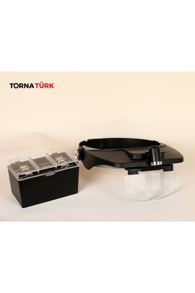 Torna Türk Tornatürk Işıklı Büyüteçli Gözlük Takımı 1.2X - 3.5X Lens Seti