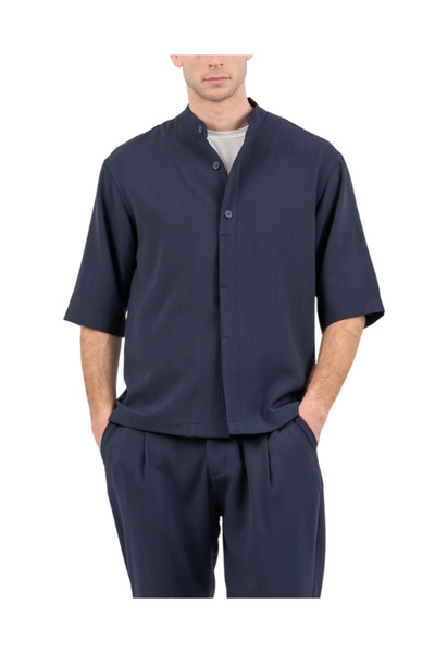 Vittorio Ανδρικό Overshirt Navy Μπλε MORRONOV-BLUE