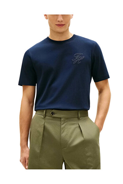 Tommy Hilfiger Ανδρικό T-shirt Navy Μπλε MW0MW42391-DW5