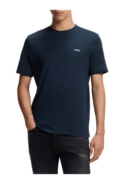 HUGO Ανδρικό Dero222 T-shirt Navy Μπλε 50466158-405