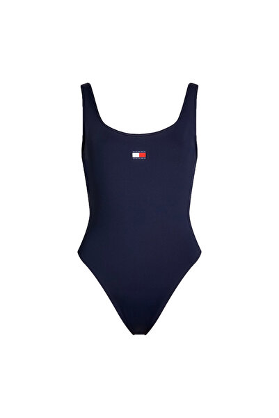 Tommy Hilfiger Womens Heritage Scoop Back One-Piece Swimsuit M