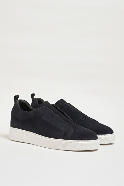 Faruk balkanas Franz Model Genuine Suede Leather Eva Sole Elastic Sneaker Shoes