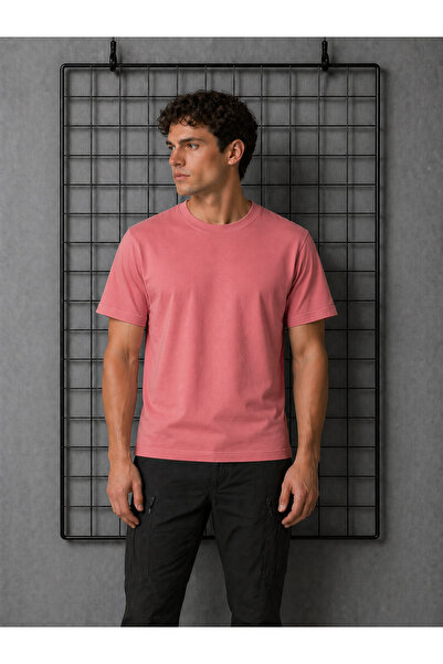 Longberg Men's Zero-Crew Neck 100% Cotton T-Shirt