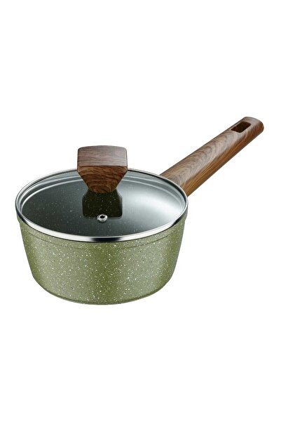 Bergner Acadia 16 cm Forged Aluminum Sauce Pan with Lid, BG56238GR