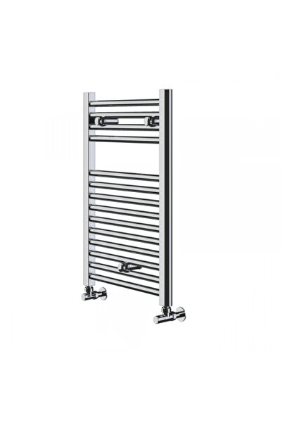 ROMSTAL Towel rail bathroom radiator, chromed, steel, straight, Vision, 450 x...