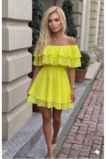 GLAMSI Leilani dress with Ruffled and Elastic Waist