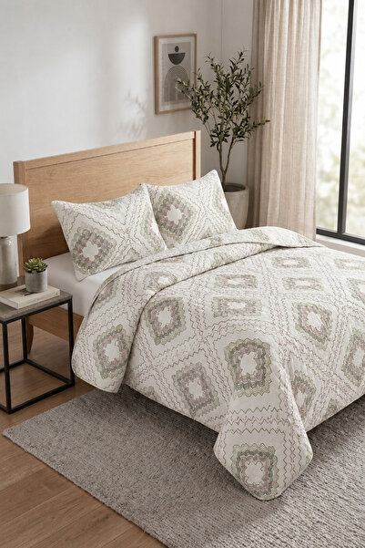 MUK's Double Quilted Pique Set 3 Pieces (200X240 Pique + 2 Pillowcases 50X70)...