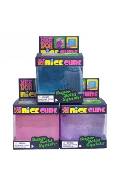 SENSORY NeeDoh Nice Cube Jucării antistres tip minge, pentru ameliorarea anxi...