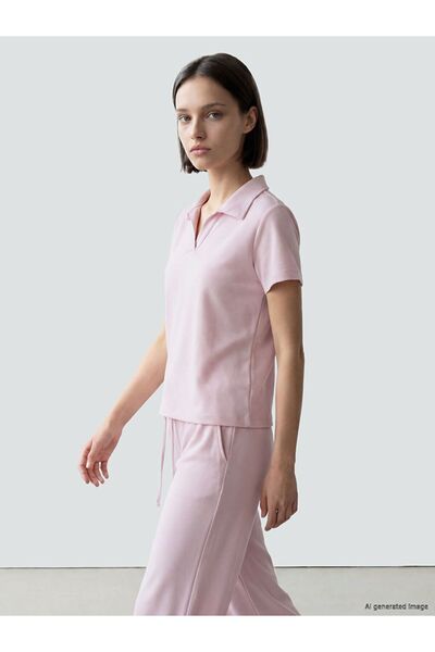 LC Waikiki Lcw Comfort Polo Neck Soft Touch Women's T-Shirt