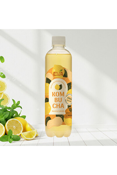 EVA Kombucha – Menta si Lamaie - 100% - 500ml