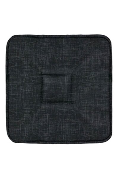 Zumzeria Pernă neagră pentru scaun 39x39cm