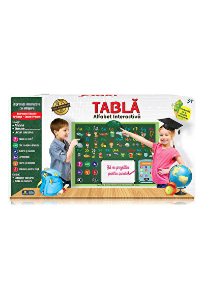 Zumzeria Joc educativ cu tablă pentru alfabetul roman - Idee