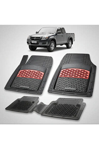 TEAMCAR Μάζντα BT-50 J97 Αγροτικό 2006-2008 Πατάκια δαπέδου |   Κόκκινη Έκδοσ...
