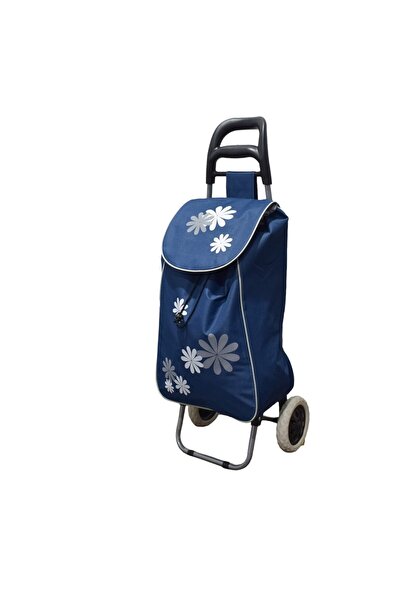 Naimeed Company Folding market trolley, Naimeed D4942, 2 wheels, 37 L, Blue