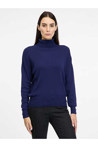 ORSAY Dark blue turtleneck sweater