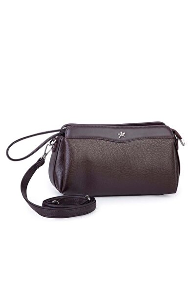 Nas 1522 Women's Three-Compartment Crossbody Hand and Shoulder Bag