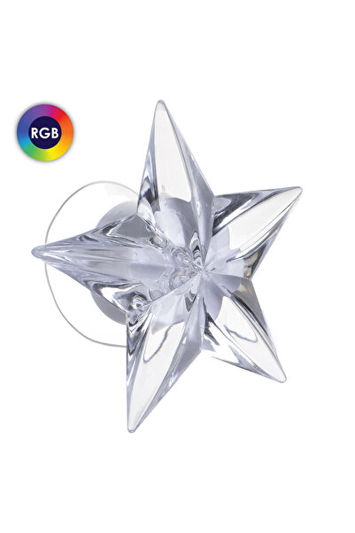 Zumzeria Steaua de Crăciun cu lumină colorată 9x9x4.5cm
