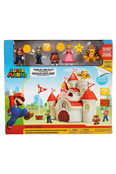 Super mario Nintendo Mushroom Kingdom Castle Deluxe Oyun Seti
