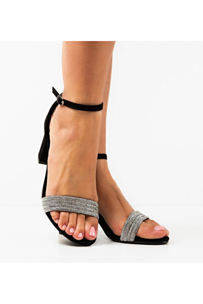 BENOTTİ Duke Black Heeled Sandals
