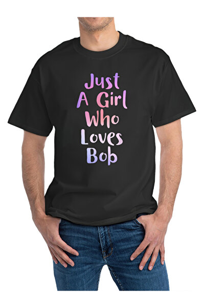 Chic Bloom تي شيرت من القطن الخالص لجميع المواسم مطبوع عليه "Just A Girl Who ...