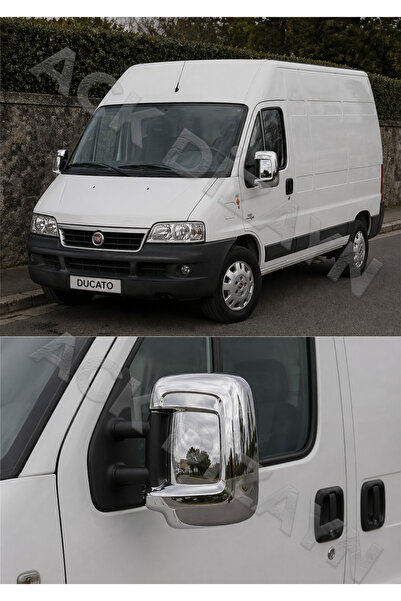 ACK Dizayn FİAT DUCATO 2006-2023 ARACINIZA ÖZEL ÜRETİM KROM AYNA KAPAĞI A+ ABS