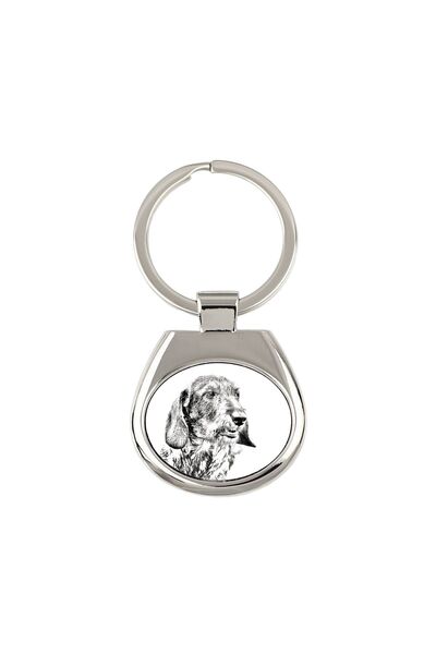 Art - Dog Dachshund I - breloc cu câine, breloc cu imprimeu, pandantiv person...