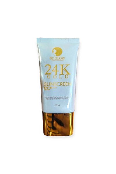 Sy Glow واقي شمس بالذهب عيار 24 قيراط SPF 45++++ 50 مل