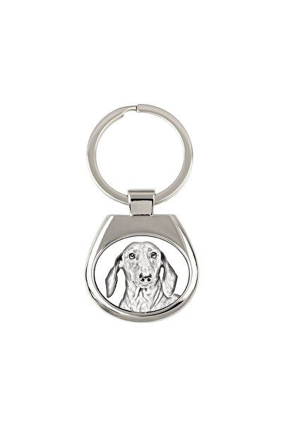 Art - Dog Dachshund - breloc cu câine, breloc cu imprimeu, pandantiv personal...