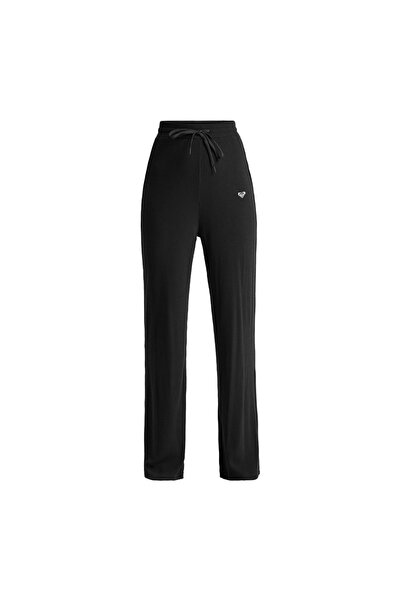 Roxy Womens Rise &amp; Vibe New Rib Wide Leg Sport Trousers M