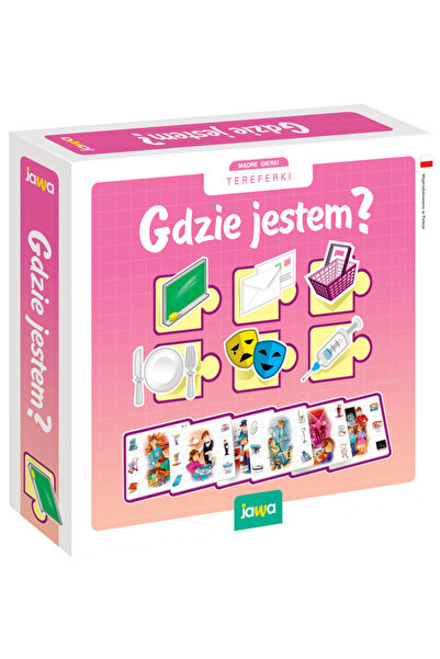 Jawa Joc logic: DE ÎNDEPĂRTĂNĂ SUNT? Puzzle pentru preșcolari GR0303