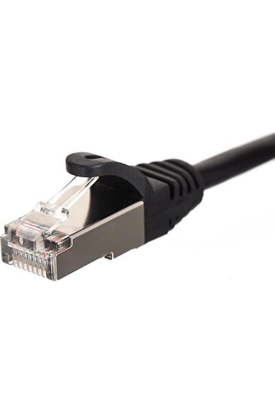 Netrack Cablu patch RJ45, cat. 6 cabluri FTP F/UTP, 0,25m, Netrack, negru