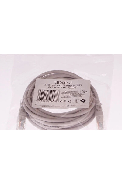 Libox 5m CAT.5E UTP 4x2x26 AWG