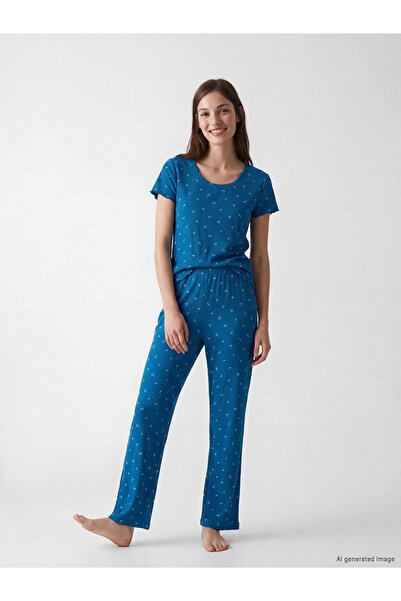 LC Waikiki I Zero Roba Collar Floral Women's Pajama Set from Freezen Store