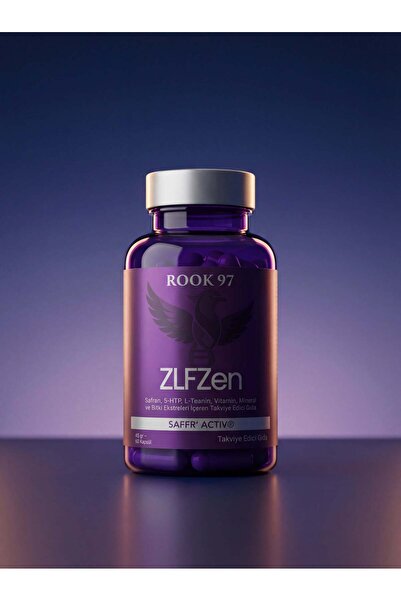 ROOK 97 ZLF Zen Safran, Passiflora, Melisa ve Kediotu İçeren Takviye Edici Gıda