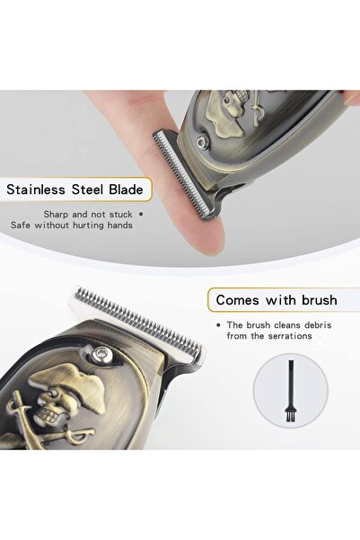 Kemei Professional Hair Clippers for Men, Cordless Vintage Barber Clippers, Electric Trimmer Haircut Machine