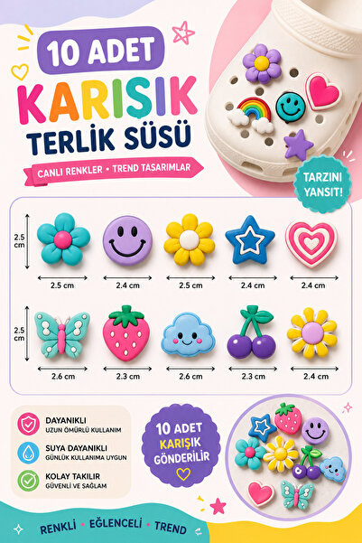 Jack Ferrero 10 ADET TERLİK SÜSÜ / FİGÜRLER KARIŞIK GELECEKTİR