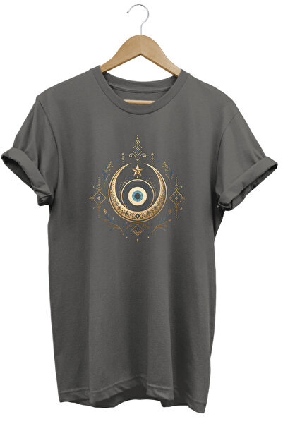 remonz Unisex Evil Eye Bead and Crescent Printed Ethnic Bohemian Special Desi...