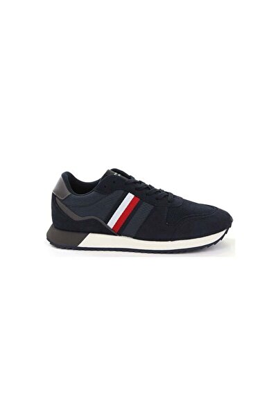 Tommy Hilfiger Runner Evo Mix Erkek Siyah Sneaker Model Numarasi 34-FMOFMO469...