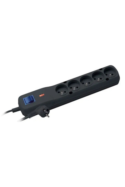 Lestar Prelungitor LF-530WA 5+ 1,5m negru