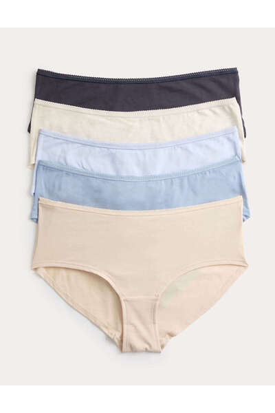 Marks & Spencer 5'li Cotton Lycra® Short Külot Seti