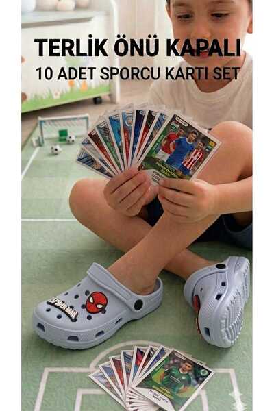 ÇEÇEN HOME Papuci anti-alunecare cu partea din față închisă, cu carduri sport...