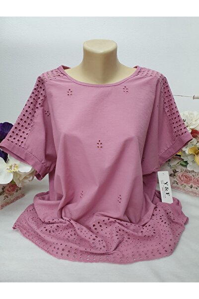 Y&F 100% Cotton blouse with embroidery