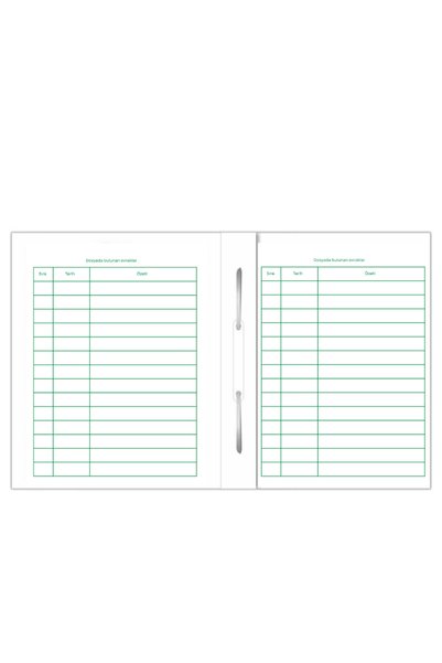 CREAPACK Law Suit and Court File, 100 Pieces of Lawyer's Case File/ Green White 1. Quality