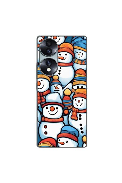 OEM Husa compatibila cu Honor 70 Silicon Gel Tpu Model Snowman Pattern