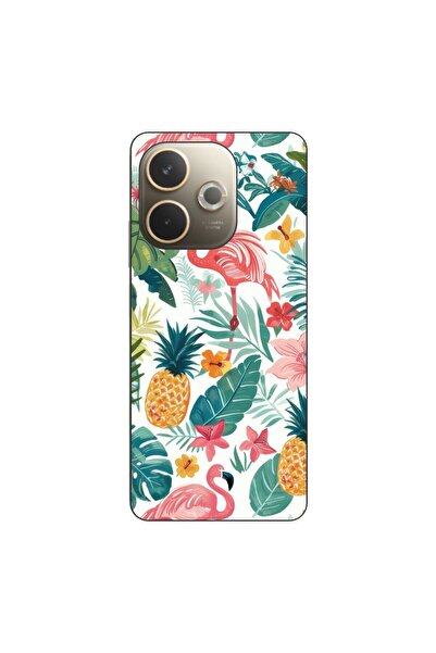 OEM Husa compatibila cu Oppo A5 Pro Silicon Gel Tpu Model Tropical Pattern
